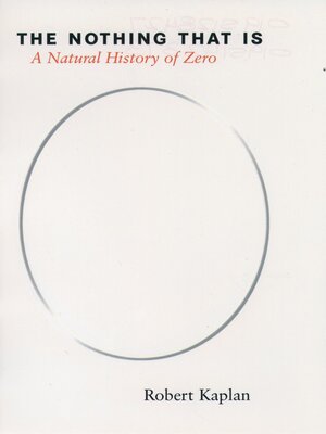 cover image of The Nothing that Is